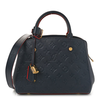 Louis Vuitton Empreinte Montaigne BB Marine Rouge 1 of 9
