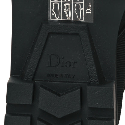 Christian Dior Calfskin Technical Fabric D-Major Ankle Boots 39 Black White 6 of 7