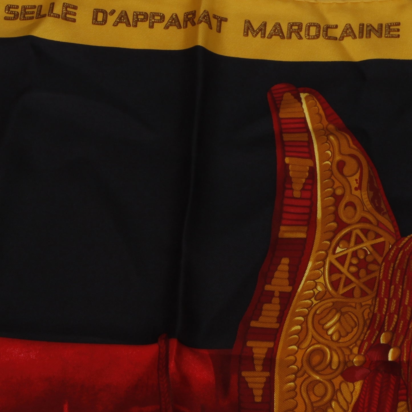 Silk Selle D Apparat Marocaine Scarf 90