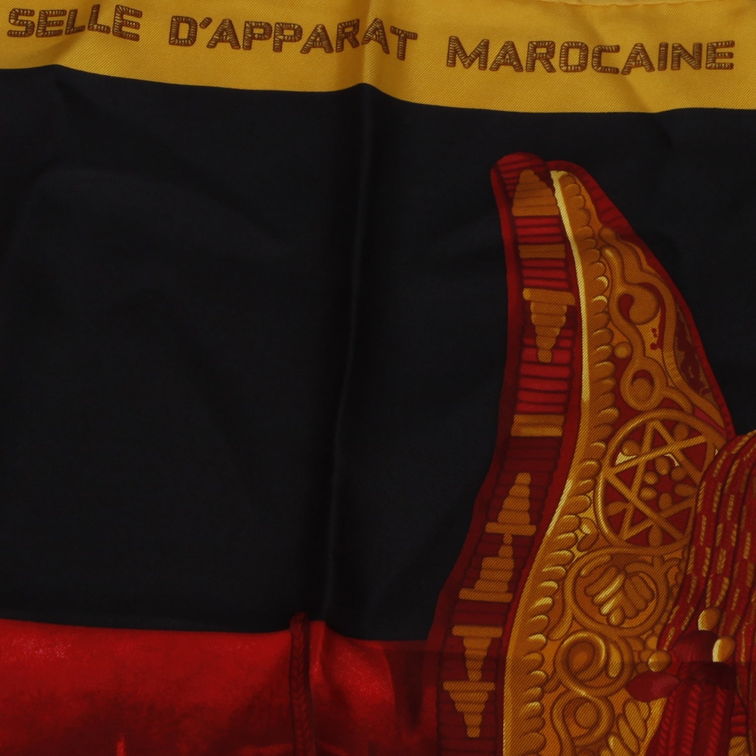 Hermes Silk Selle D Apparat Marocaine Scarf 90 4 of 6