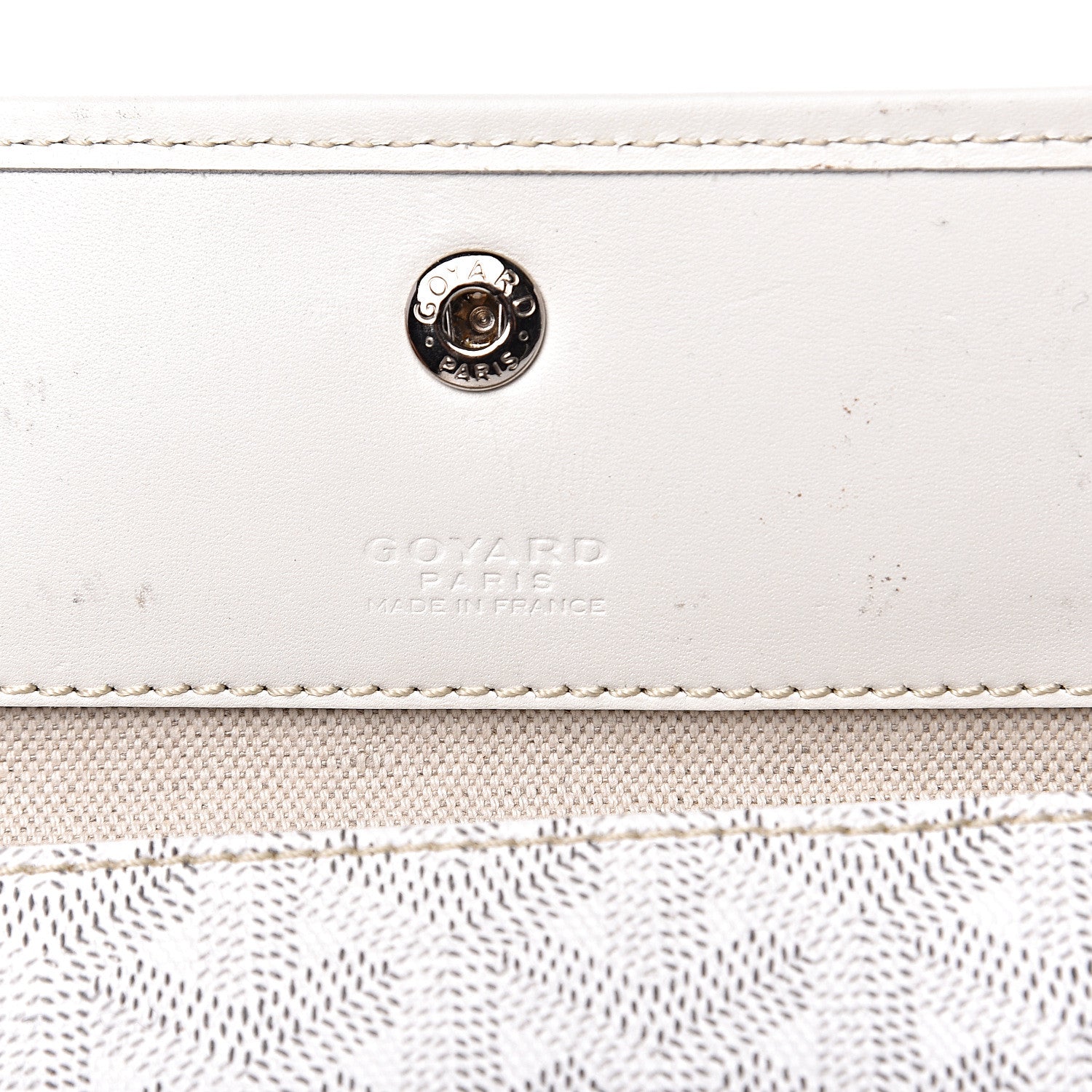 Goyard Goyardine Saint Louis PM White 5 of 15