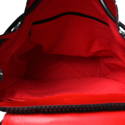 Christian Louboutin Canvas Splash Print Spiked Explorafunk Backpack Multicolor 5 of 9
