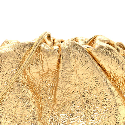 Bottega Veneta Metallic Crushed Calfskin The Mini Pouch Gold 8 of 12