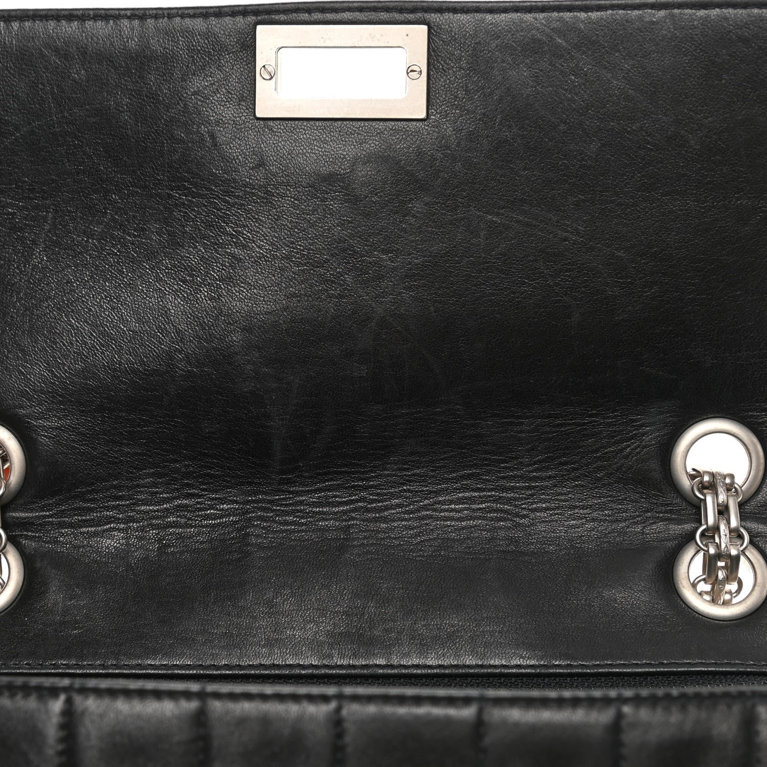 Chanel Lambskin Chocolate Bar Mademoiselle Flap Black 14 of 16
