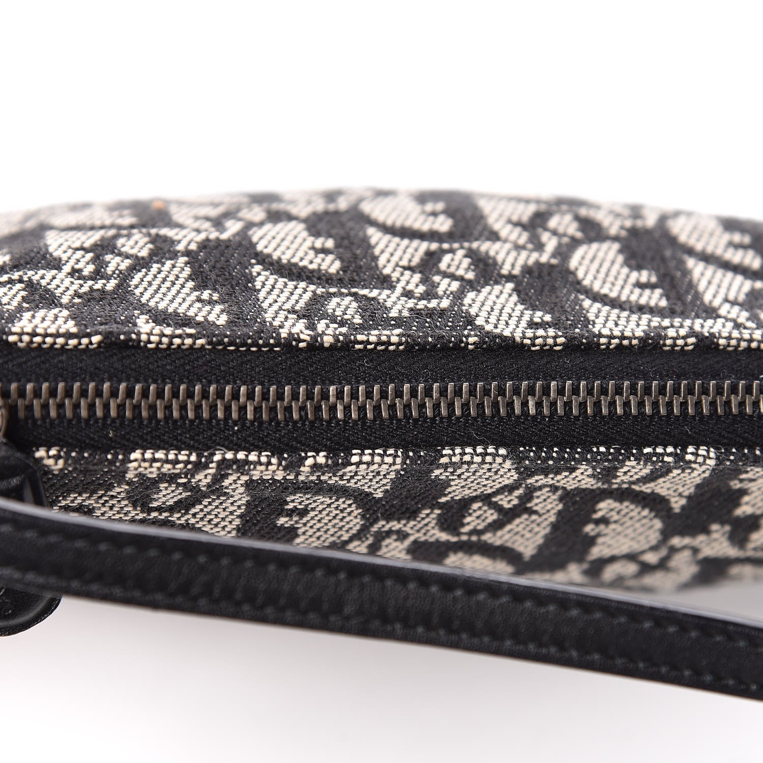 Christian Dior Monogram Mini Saddle Pochette Black 12 of 16
