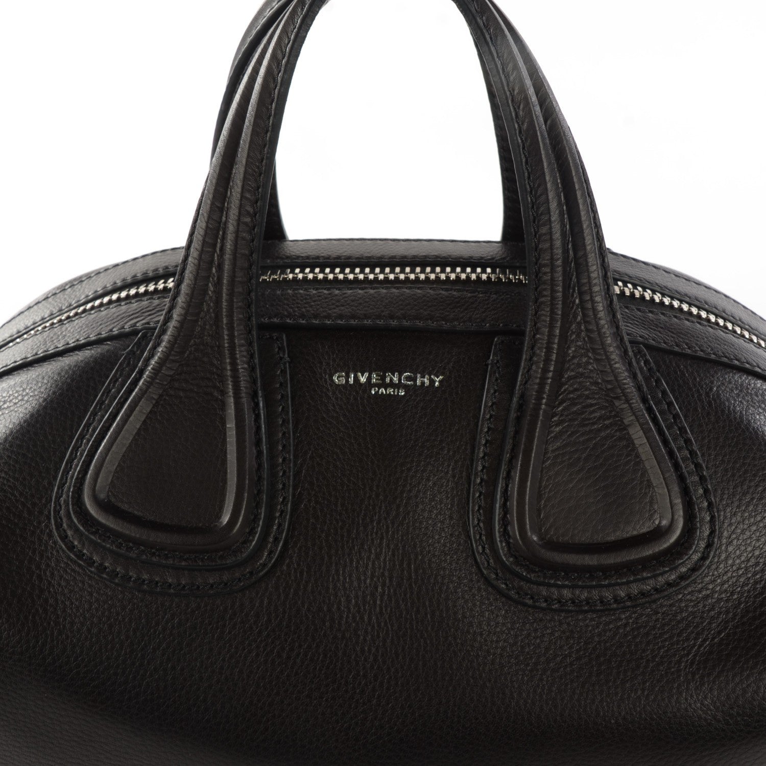 Givenchy Waxy Grained Calfskin Medium Nightingale Black 8 of 8