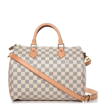 Louis Vuitton Damier Azur Speedy Bandouliere 30 1 of 9