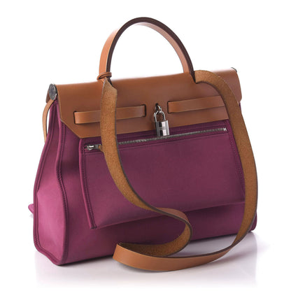 Hermes Vache Hunter Toile Herbag Zip 31 PM Tosca 3 of 8