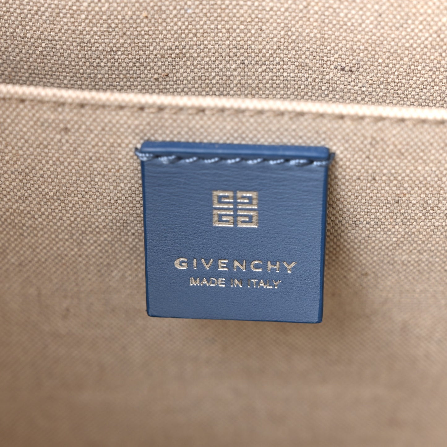 Denim 4G Medium Chain Tote Blue