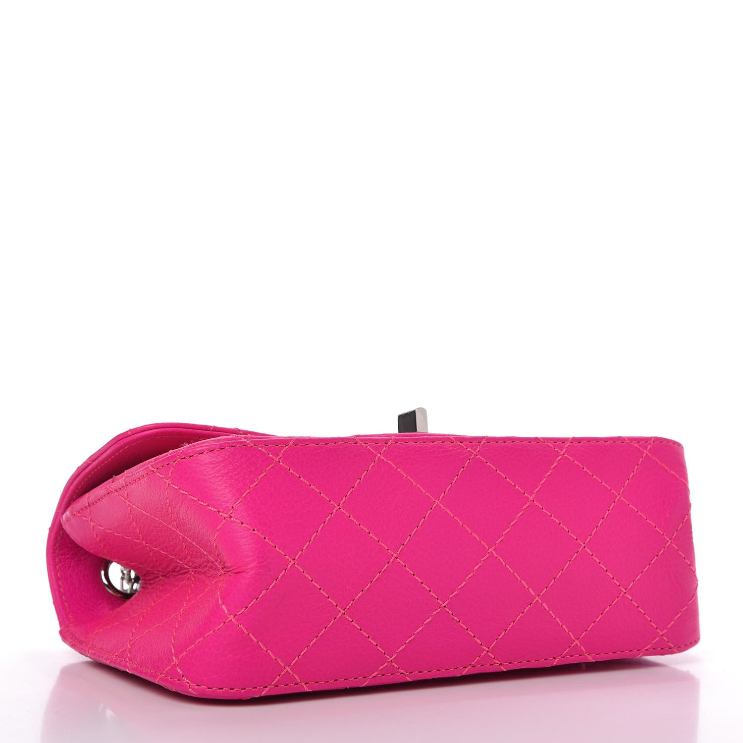 Chanel Goatskin Quilted 2.55 Reissue Mini Flap Fluorescent Pink 5 of 12