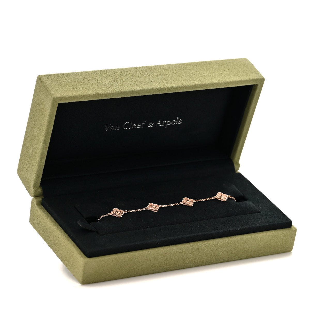 18K Rose Gold 6 Motifs Sweet Alhambra Bracelet