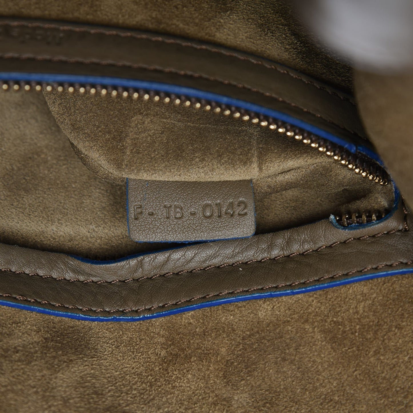 Supple Calfskin Medium Phantom Luggage Khaki