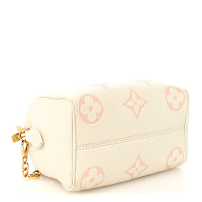 Louis Vuitton Empreinte Monogram Giant Speedy Bandouliere 20 Latte Chamallow 4 of 11