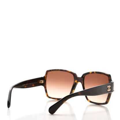 Chanel Acetate Square CC Sunglasses 5385 Tortoise 4 of 8