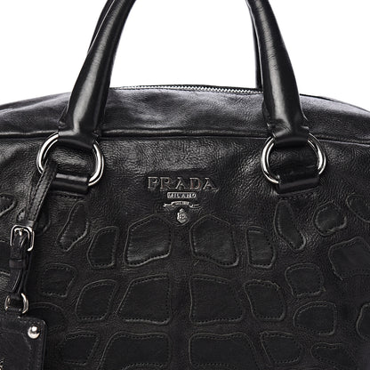 Prada Cervo Shine Bauletto Black 12 of 12