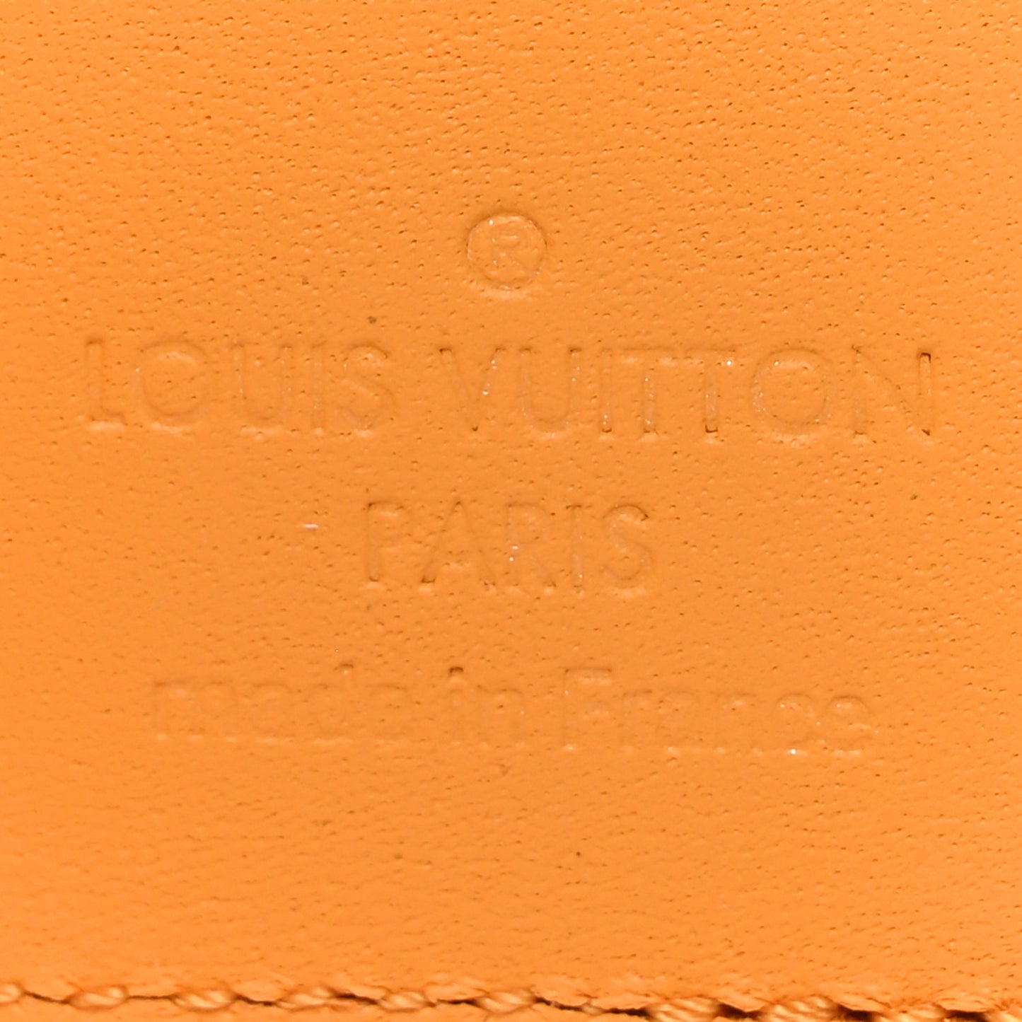 Grained Calfskin Aerogram Pocket Organizer Safran