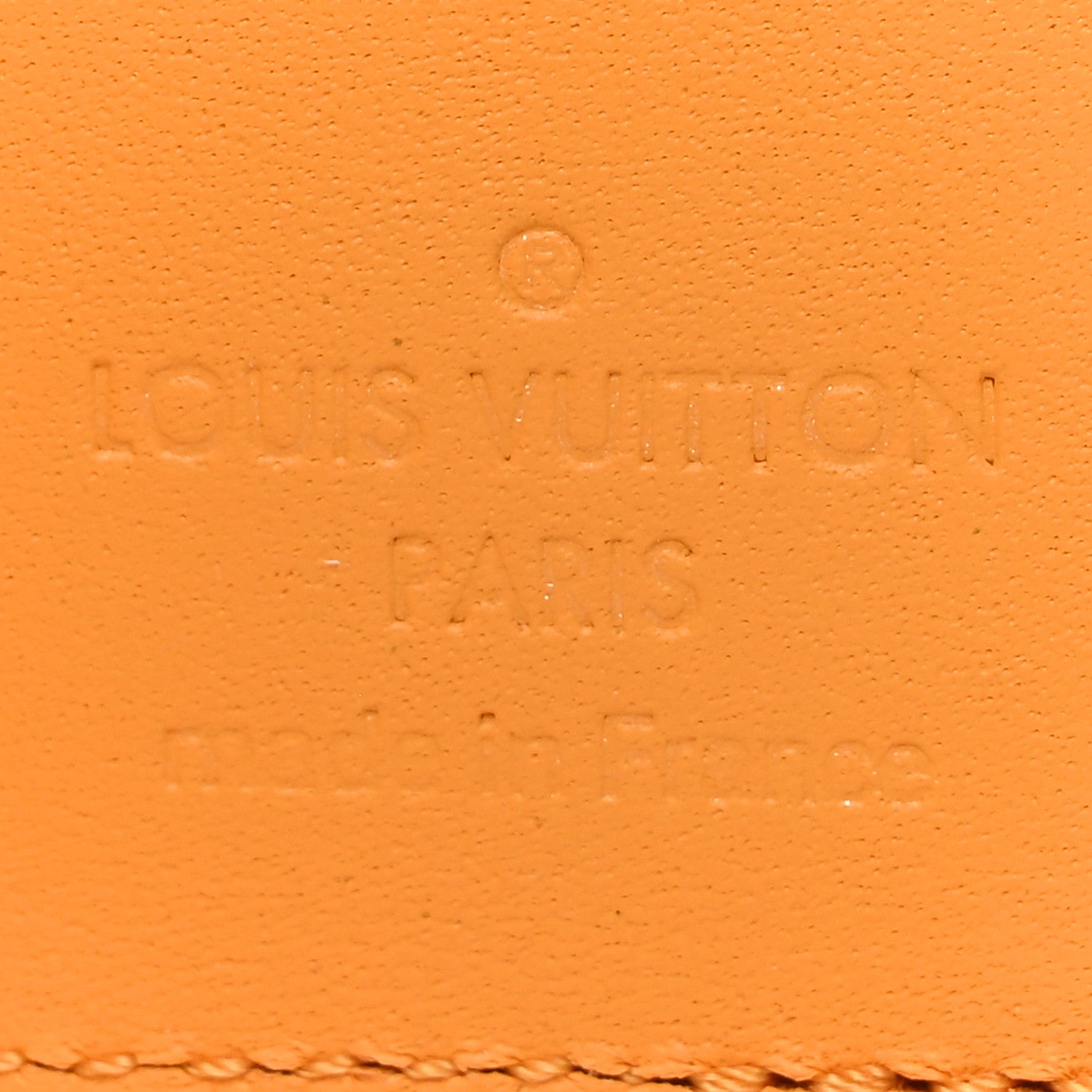 Louis Vuitton Grained Calfskin Aerogram Pocket Organizer Safran 6 of 7