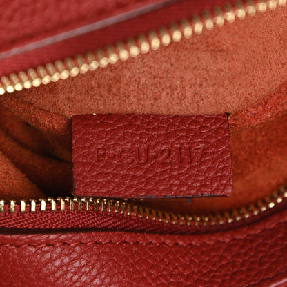 Celine Soft Grained Calfskin Small Belt Cabas Fox Red 6 of 10
