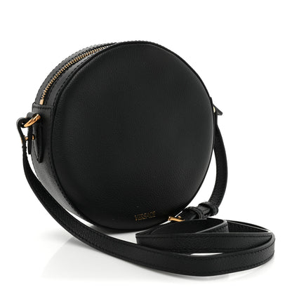 Versace Calfskin La Medusa Round Camera Bag Black 3 of 8