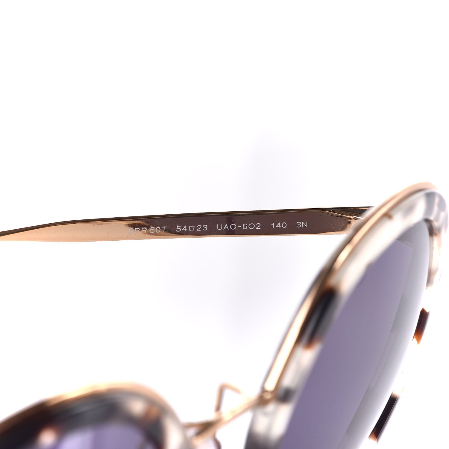 Prada Round Frame Sunglasses SPR 50T Lenses Royal 5 of 7