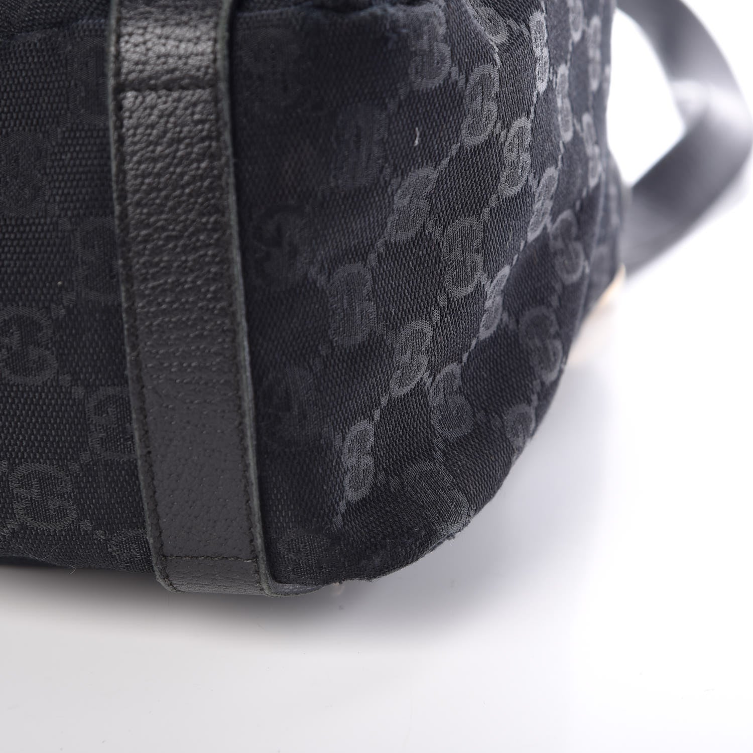 Gucci Monogram Medium Abbey Shoulder Bag Black 19 of 19