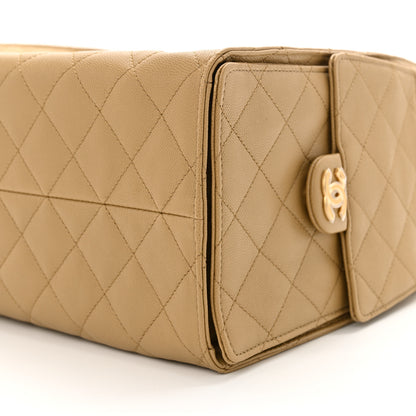 Chanel Caviar Quilted Medium Chanel 25 Handbag Dark Beige 10 of 11