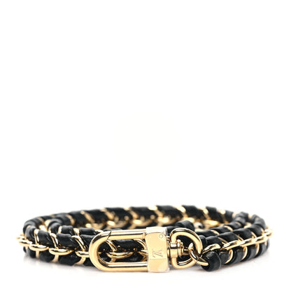 Louis Vuitton Calfskin Multi Pochette Chain Shoulder Strap Black Gold 1 of 3