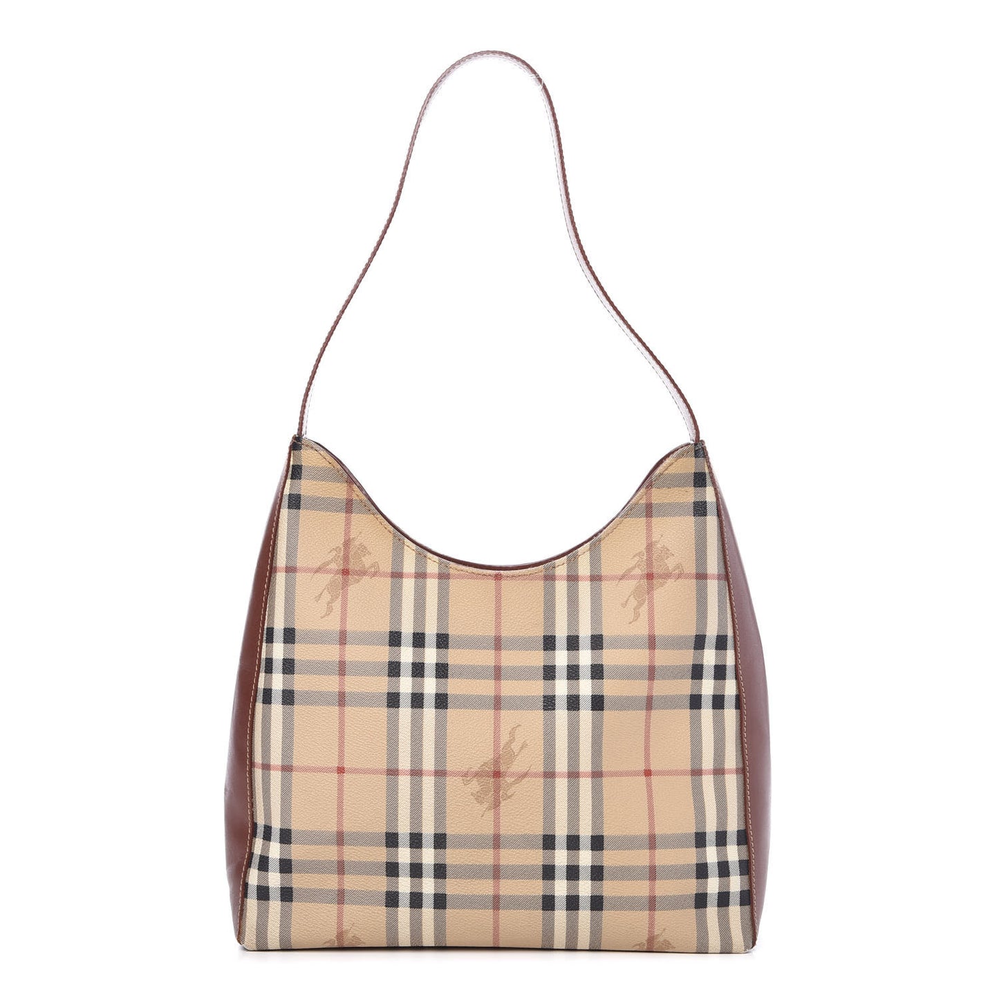 Haymarket Check Tote Chocolate