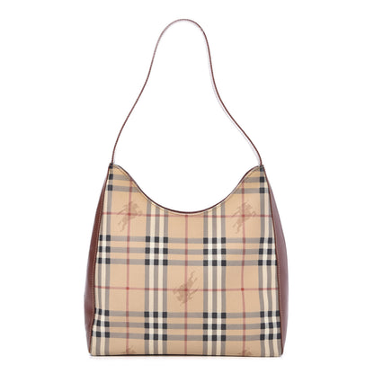 Burberry Haymarket Check Tote Chocolate 1 of 10
