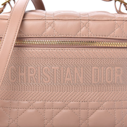 Christian Dior Lambskin Cannage Small Diortravel Vanity Case Rose Des Vents 9 of 9