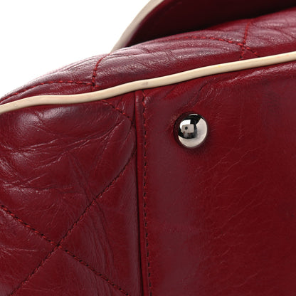 Chanel Lambskin Quilted East West Accordion Flap Light Bordeaux 7 of 16