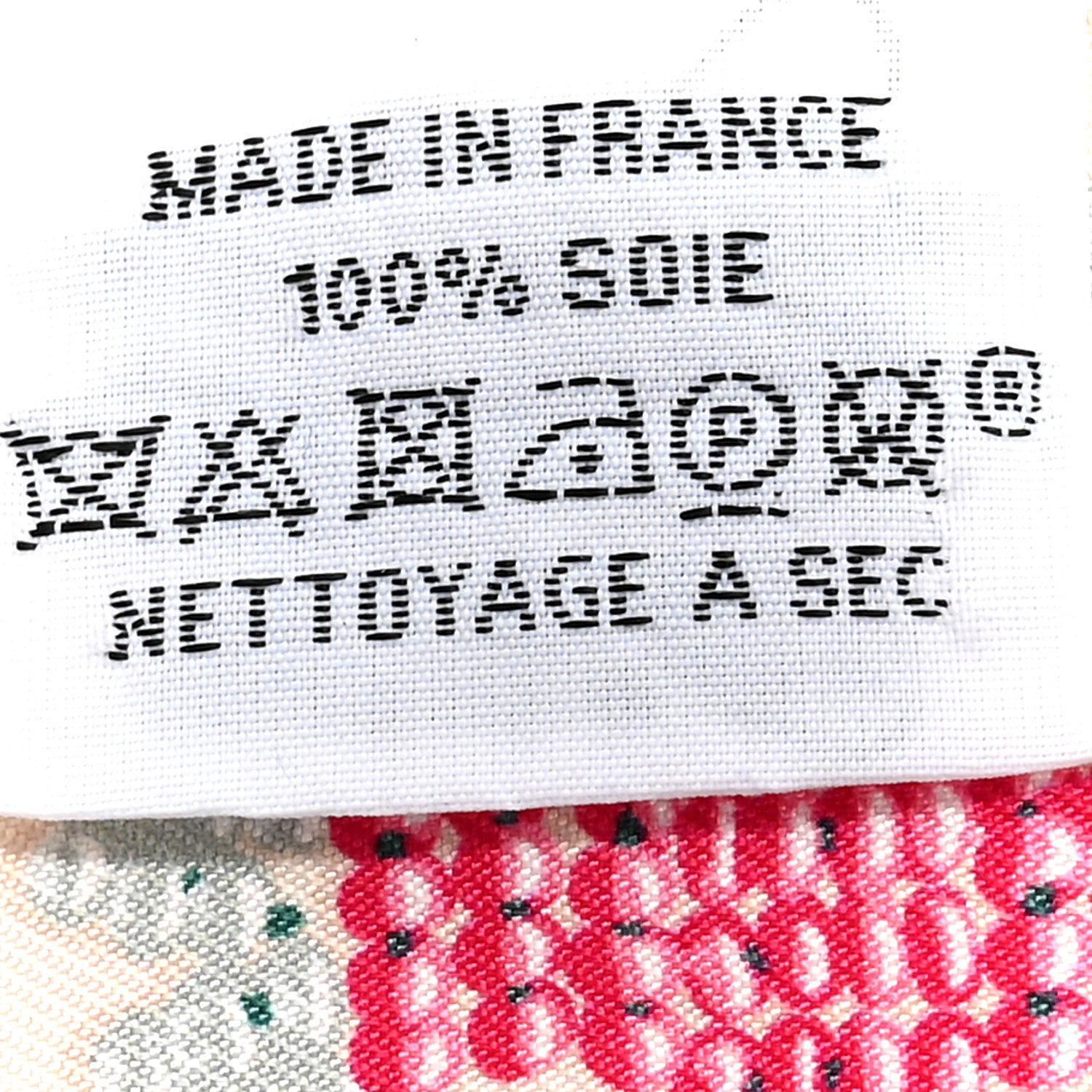 Hermes Silk Kelly En Perles Twilly Creme Framboise 3 of 3