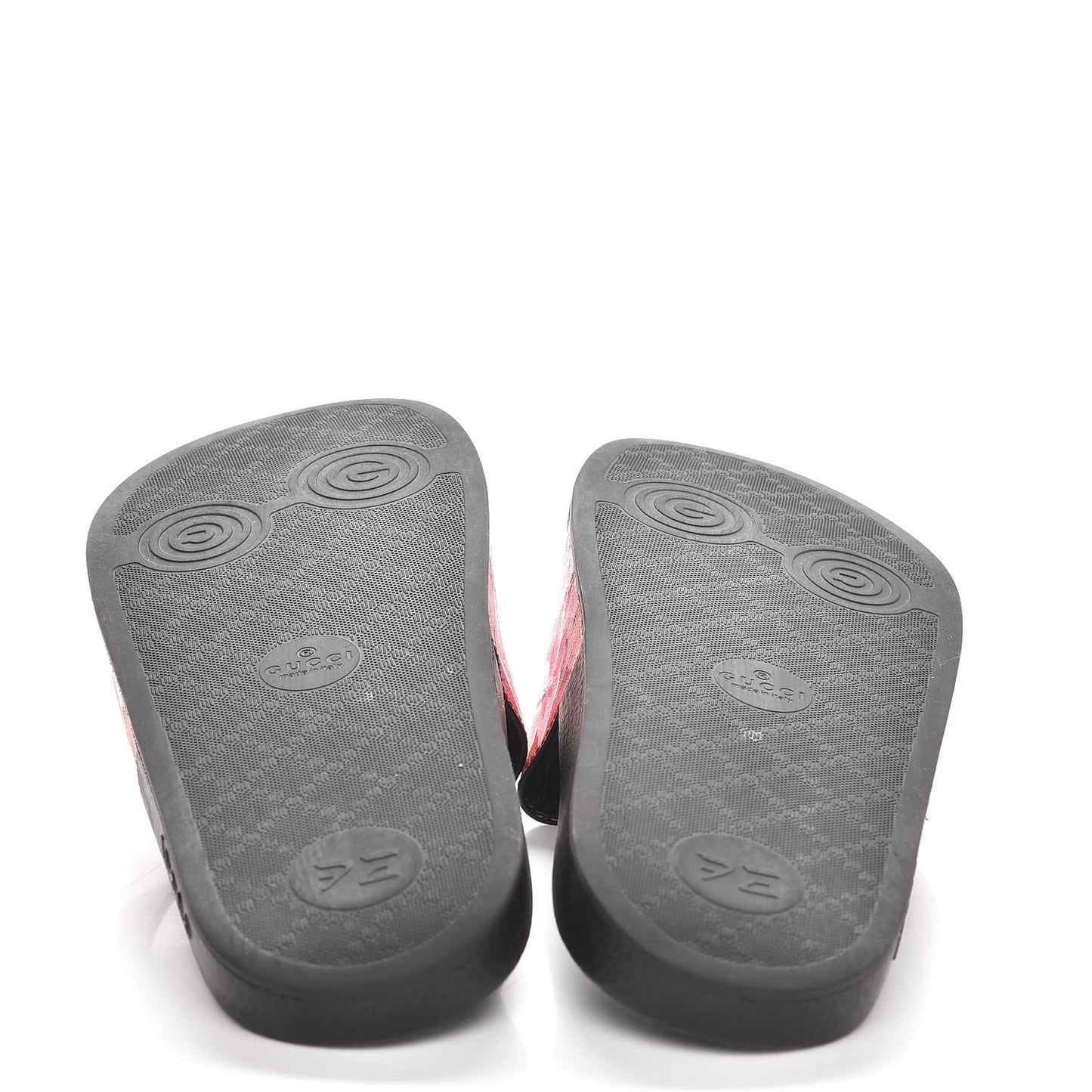 GG Supreme Monogram Blooms Slide Sandals 42 Beige Multicolor