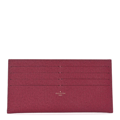 Louis Vuitton Calfskin Felicie Card Holder Insert Fuchsia 1 of 6