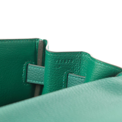 Hermes Togo Kelly Retourne 35 Malachite 7 of 10