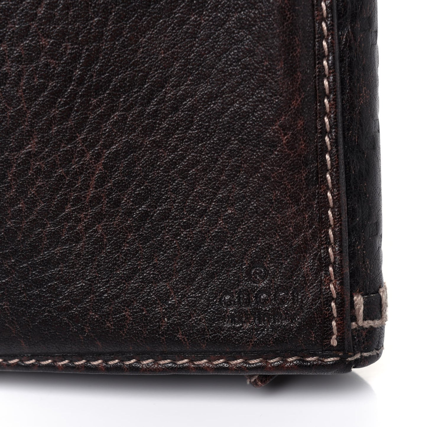 Guccissima Horsebit Continental Wallet Dark Brown