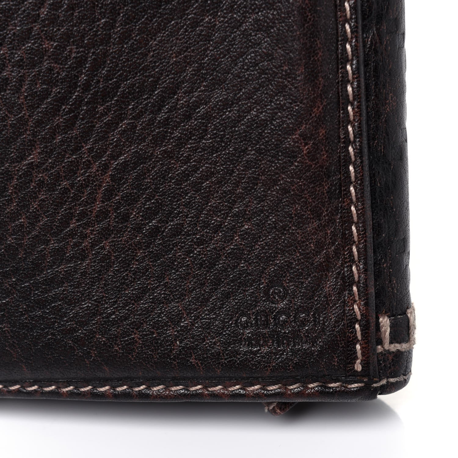 Gucci Guccissima Horsebit Continental Wallet Dark Brown 6 of 18