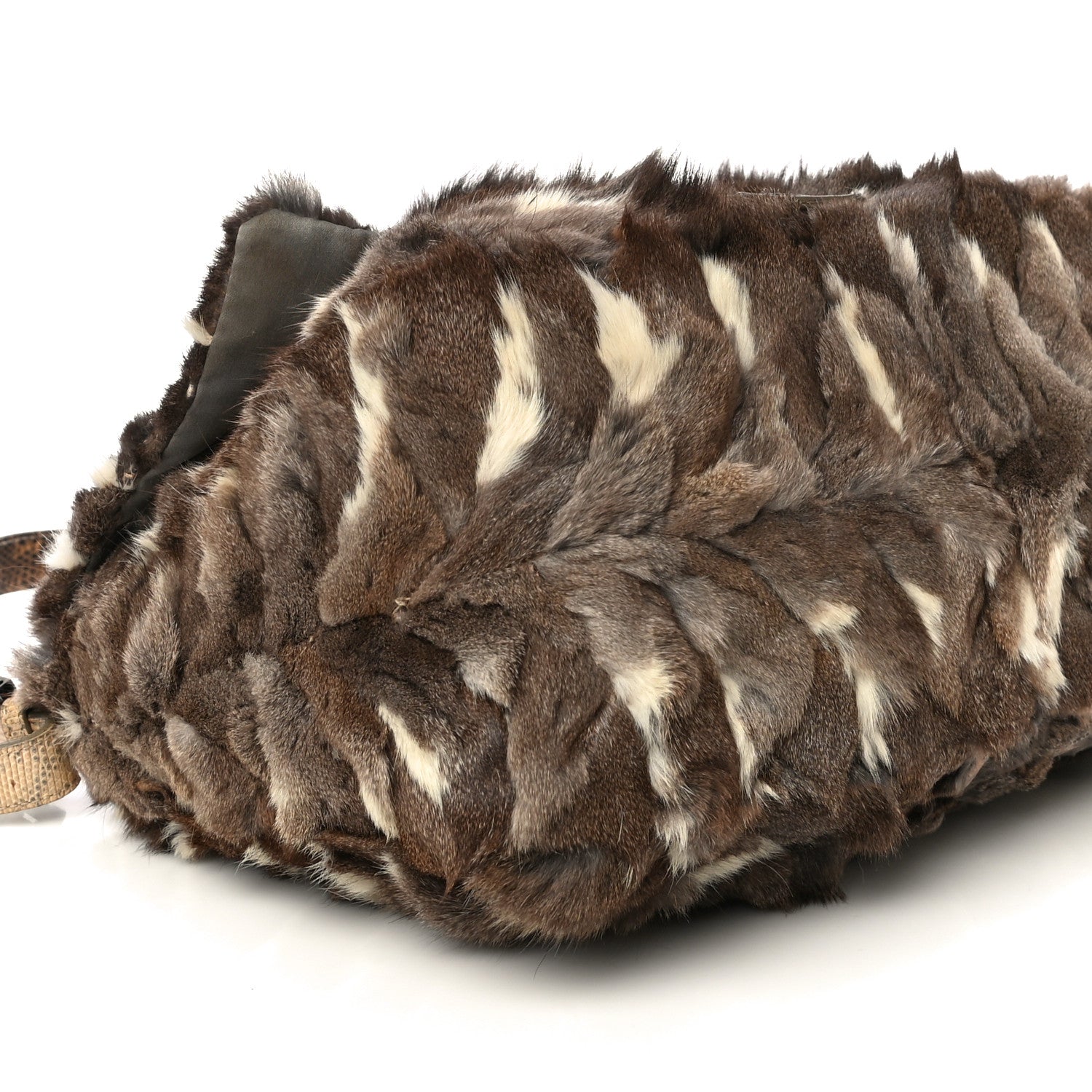 Fendi Rabbit Fur Mama Baguette Bag 8 of 17