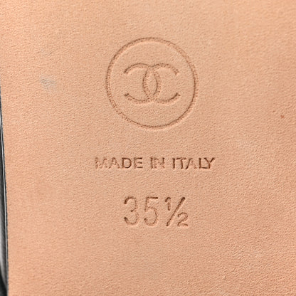 Chanel Lambskin CC Mules 35.5 Black 6 of 8