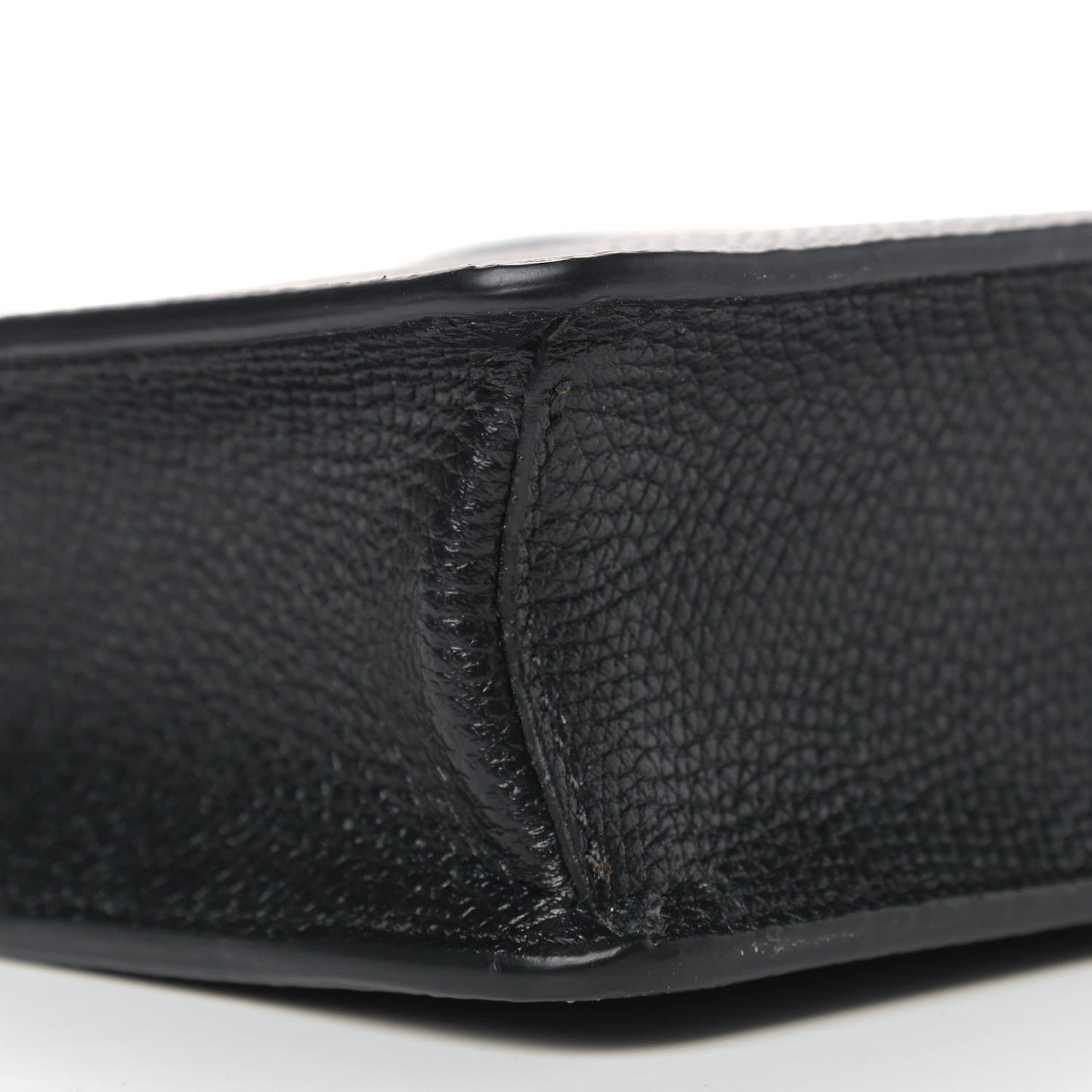 Grained Calfskin VSling Pouch Black