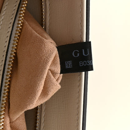 Gucci GG Supreme Monogram Calfskin Medium Horsebit 1955 Top Handle Bag Beige Ebony Mystic White 8 of 11
