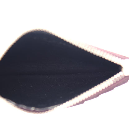 Saint Laurent Grained Calfskin 5 Fragments Zip Pouch Card Holder Amaranto 5 of 8