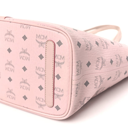 MCM Visetos Medium Liz Reversible Shopper Tote Powder Pink 8 of 17