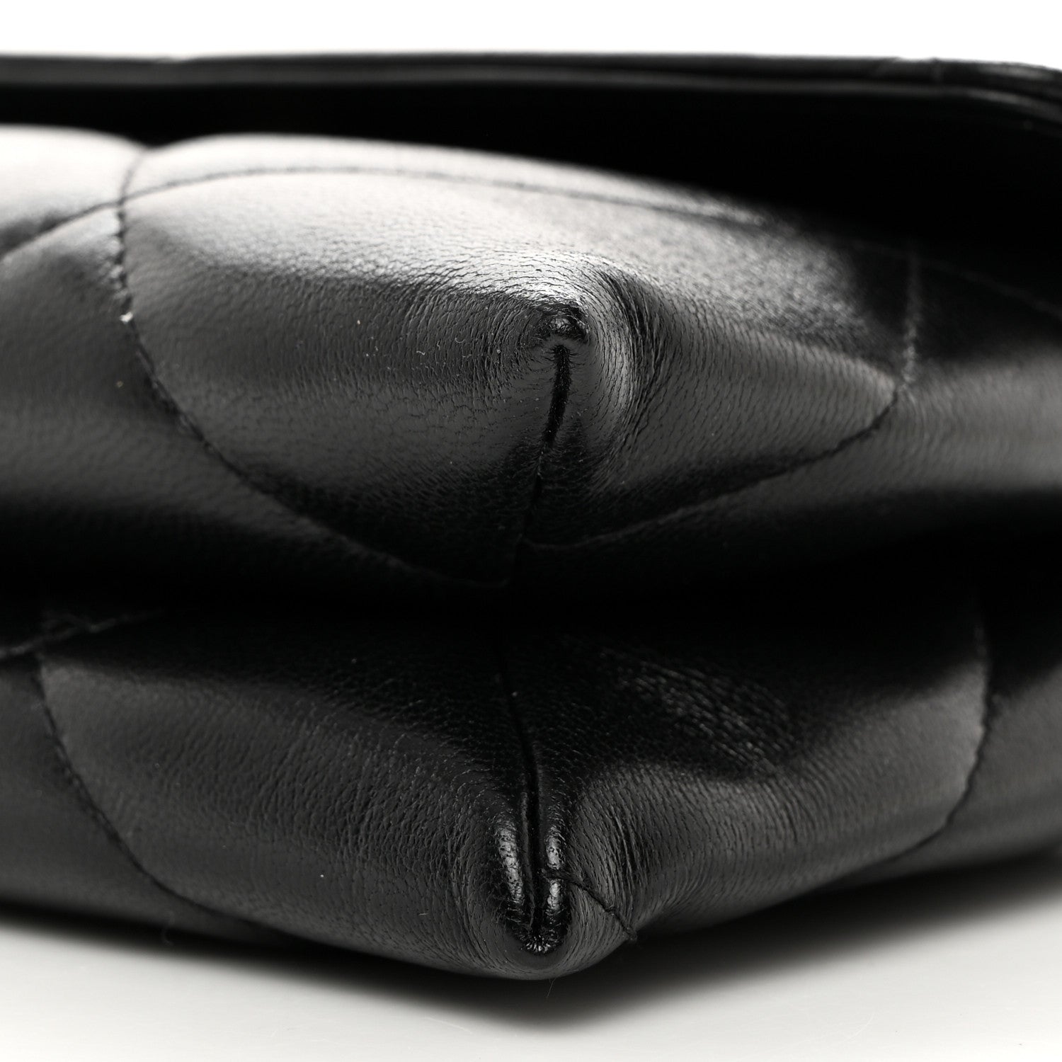 Chanel Lambskin Quilted 19 Flap Clutch Black 11 of 12