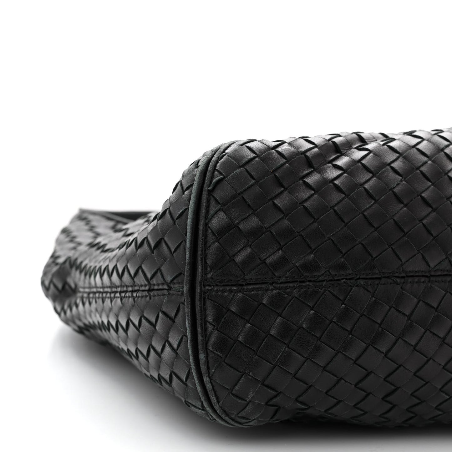 Nappa Intrecciato Ball Hobo Black