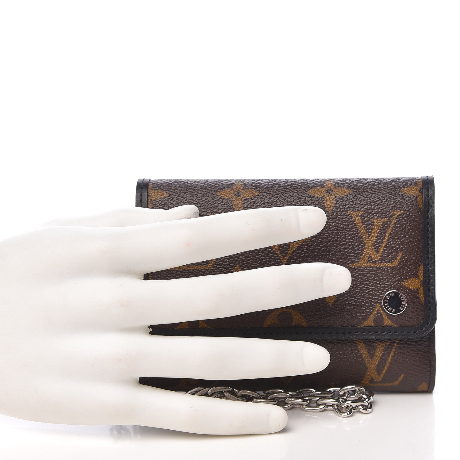 Louis Vuitton Monogram Macassar Compact Wallet 2 of 6