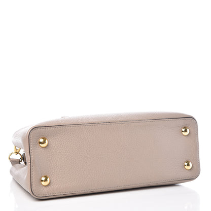 Louis Vuitton Taurillon Capucines PM Galet 5 of 10