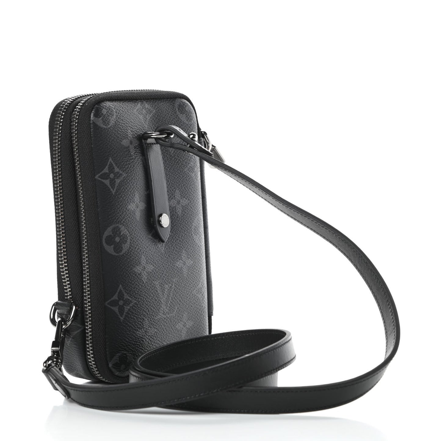Monogram Eclipse Reverse Double Phone Pouch