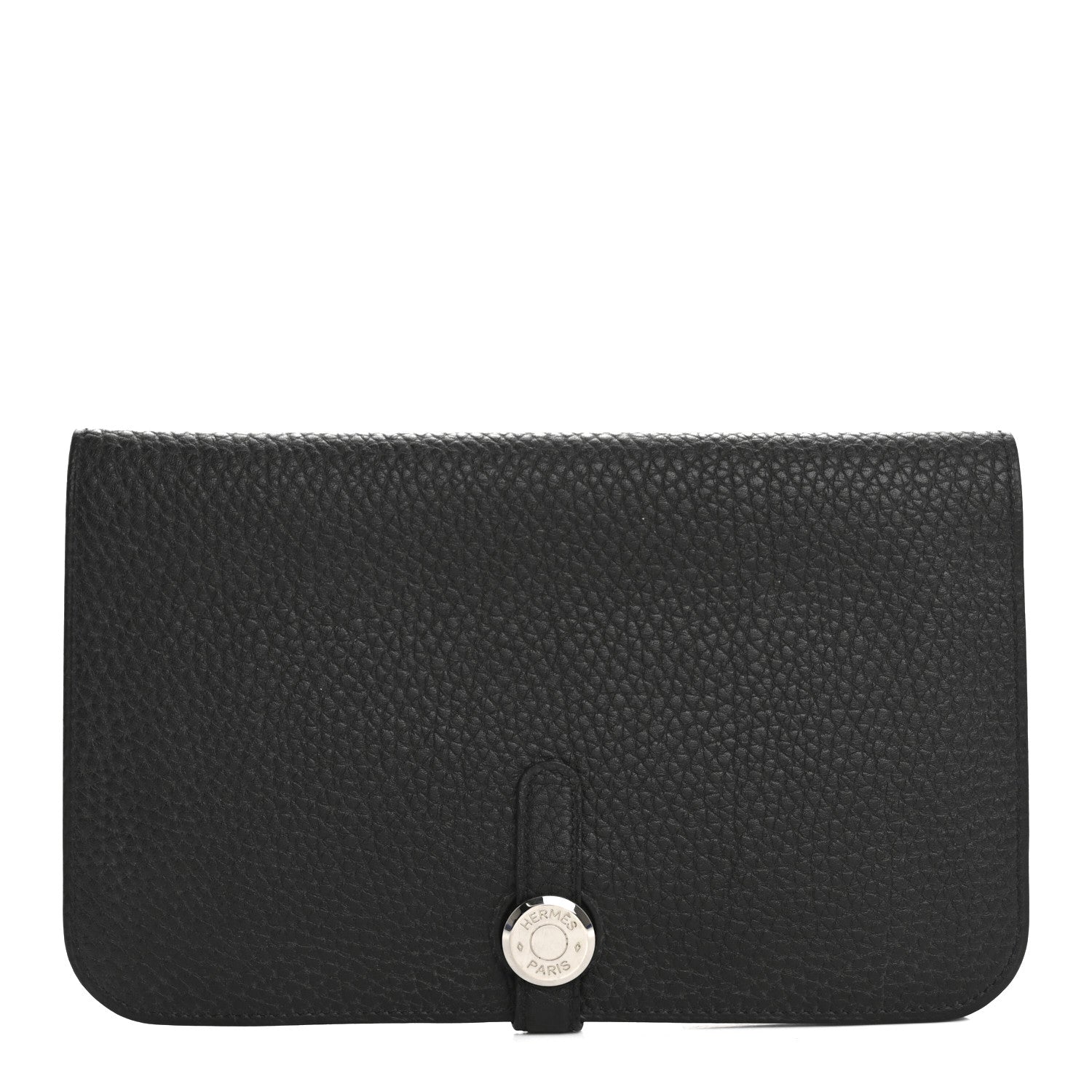 Hermes Togo Dogon Duo Wallet Black 1 of 9
