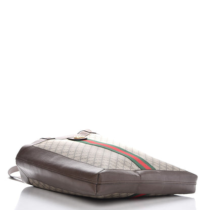 Gucci GG Supreme Monogram Web Large Ophidia Vertical Shopping Tote Brown 5 of 9